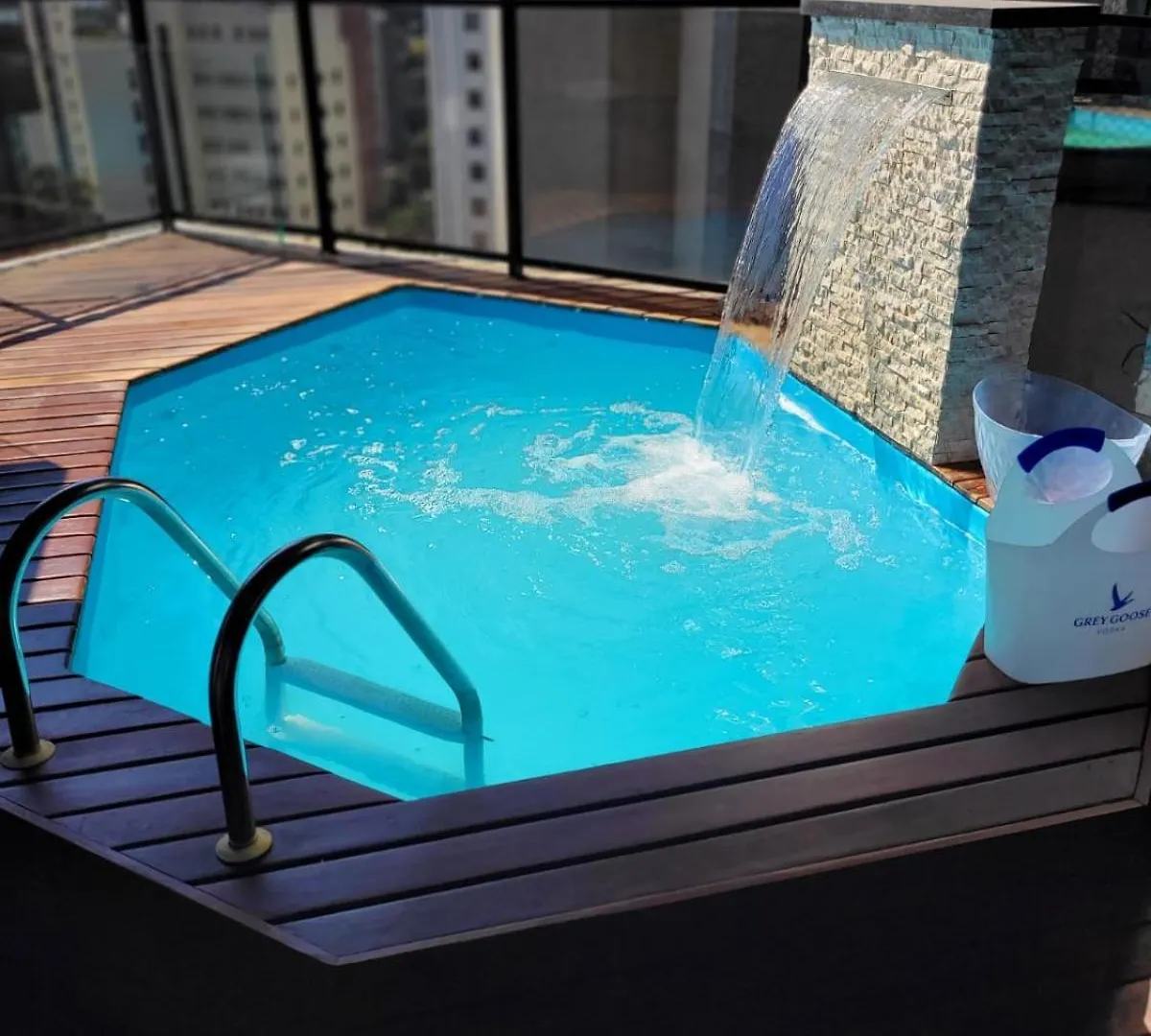 شقة Morumbi, Apartamento Pub, Spa Com Hidromassagem, Piscina Aquecida Privativa, Lareira, Tudo Que Voce Precisa Para Descansar, Trabalhar Ou Realizar Aquela Comemoracao! Com Total Conforto E Privacidade! O Apt Nota 10 De Sp! ساو باولو البرازيل