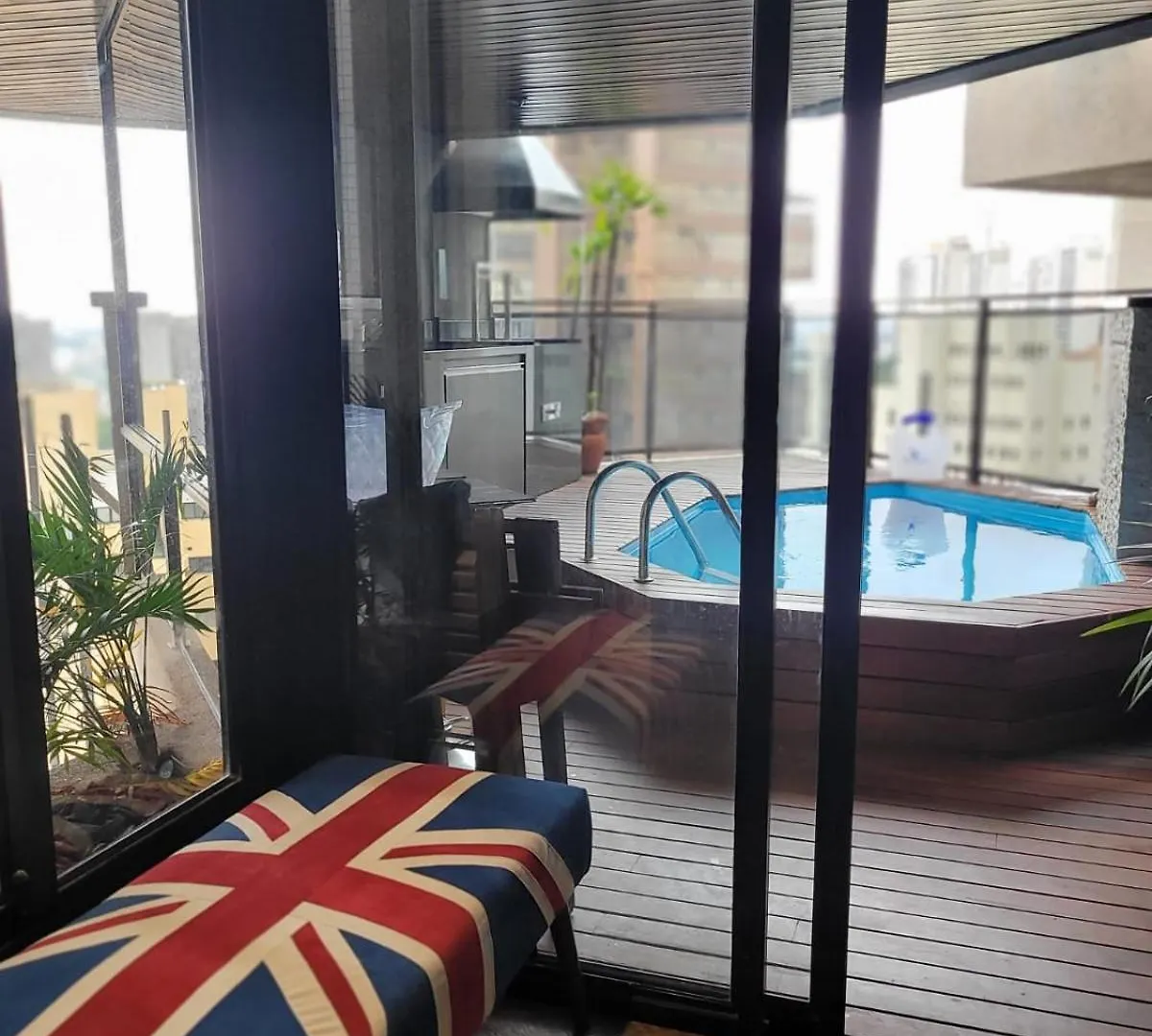 Morumbi, Apartamento Pub, Spa Com Hidromassagem, Piscina Aquecida Privativa, Lareira, Tudo Que Voce Precisa Para Descansar, Trabalhar Ou Realizar Aquela Comemoracao! Com Total Conforto E Privacidade! O Apt Nota 10 De Sp! Sao Paulo 0*,  Brazil